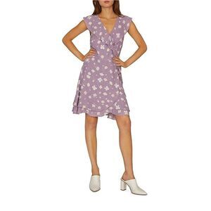 Size XL Sanctuary Johanna Floral-Print Wrap Dress